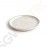 Olympia Canvas runder Teller mit schmalem Rand weiß 18cm 18cm (Ø) | 6 Stück pro Packung
