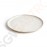Olympia Canvas runder Teller mit schmalem Rand weiß 26,5cm 26,5cm (Ø) | 6 Stück pro Packung