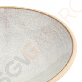 Olympia Canvas flache Schale weiß 20cm 20cm (Ø) | 6 Stück pro Packung
