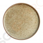 Olympia Canvas flacher runder Teller Weizen 25cm 25cm (Ø) | 6 Stück pro Packung
