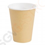 Fiesta Coffee To Go Becher 340ml hellbraun x50 Kapazität: 340ml. Farbe: Hellbraun. Verkauft im 50er Pack.