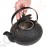 Orientalische Teekanne schwarz 85cl Inhalt: 85cl | Keramik | schwarz