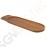 Olympia Servierbrett Akazienholz mit 3 Aussparungen 14 x 48cm Für Dipschalen bis zu 9,5(Ø)cm | 14 x 48cm | Akazienholz