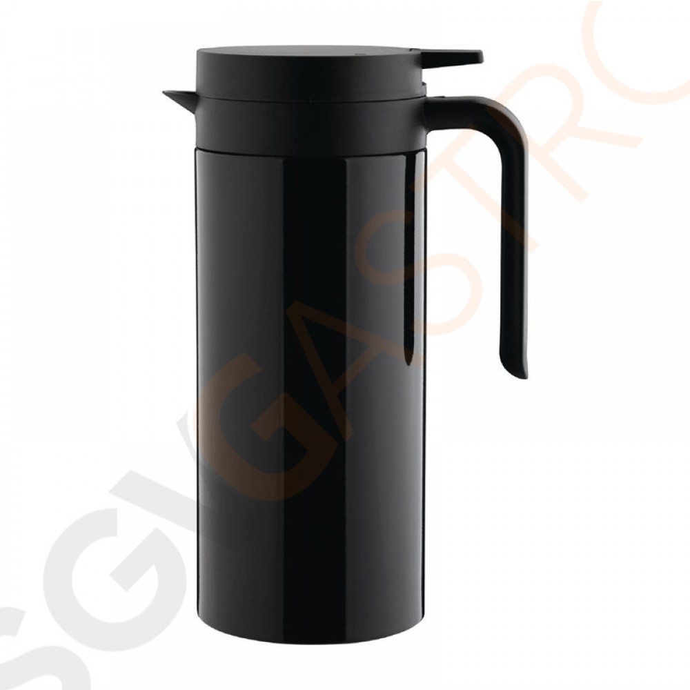 Olympia Thermoskanne schwarz 1L Kapazität: 1L | Edelstahl 18/8 | schwarz Olympia Thermoskanne schwarz 1L Kapazität: 1L | Edelstahl 18/8 | schwarz