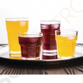 Olympia Orleans halbgetafelte Longdrinkgläser 28,5cl 12 Stück | Kapazität: 28,5cl | Glas