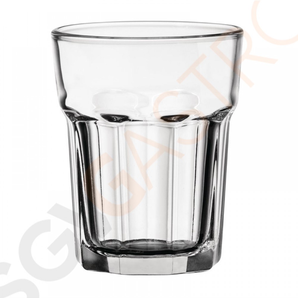 Olympia Orleans halbgetafelte Tumbler 20cl 12 Stück | Kapazität: 20cl | Glas