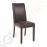 Bolero Esszimmerstühle Kunstleder dunkelbraun 2 Stück | Sitzhöhe: 51cm | 94 x 40,5 x 50cm | Kunstleder und Birkenholz | dunkelbraun
