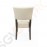 Bolero Esszimmerstühle mit tiefem Sitz Kunstleder beige 2 Stück | Sitzhöhe: 50cm | 85,8 x 42,6 x 45cm | Kunstleder und Birkenholz | beige