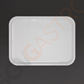 Kristallon Fast Food-Tablett weiß 41,5 x 30,5cm 41,5 x 30,5cm | Polypropylen | weiß