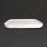 Kristallon Fast Food-Tablett weiß 45 x 35cm 45 x 35cm | Polypropylen | weiß