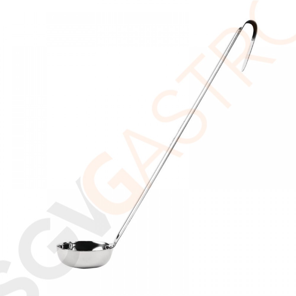 Vogue Schöpflöffel mit flachem Boden 5,6cl Kapazität: 5,6cl | 31,2 x 6,4(Ø)cm Vogue Schöpflöffel mit flachem Boden 5,6cl Kapazität: 5,6cl | 31,2 x 6,4(Ø)cm