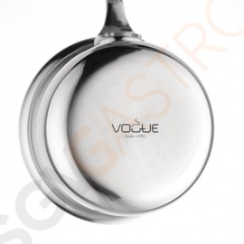 Vogue Tri Wall Mini-Stieltopf 330ml Größe: 90(Ø)mm | Material: Edelstahl und Aluminium | Induktionsgeeignet | Deckel: GG028