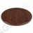 Bolero runde Tischplatte dunkelbraun 60cm 60(Ø)cm | dunkelbraun | vorgebohrt
