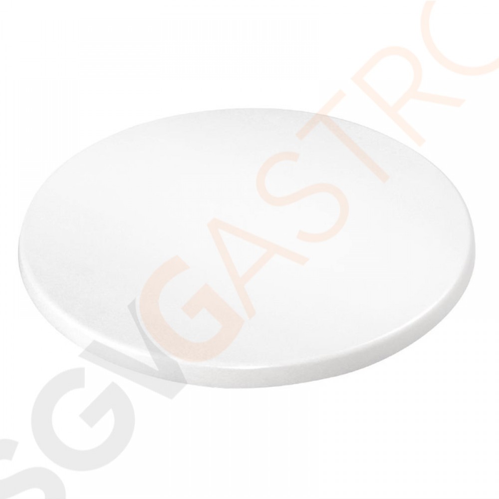 Bolero runde Tischplatte weiß 60cm 60(Ø)cm | weiß | vorgebohrt