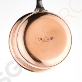 Vogue Mini Triwall Kupfer-Stieltopf 330ml Größe: Ø90mm. Kupfer.