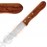 Olympia Jumbo Steakmesser mit Holzgriff 12,5cm 12 Stück | 25(L)cm | Blattlänge: 12,5cm | Edelstahl 18/0