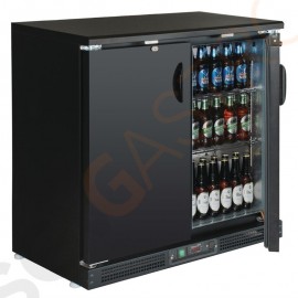 Polar Serie G Barkühlschrank mit verdeckter Tür 182 Flaschen Kapazität: 182 Flaschen | 2-türig | Schwarz