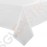 Wachstischdecke weiß 140cm 140 x 140cm | PVC | weiß