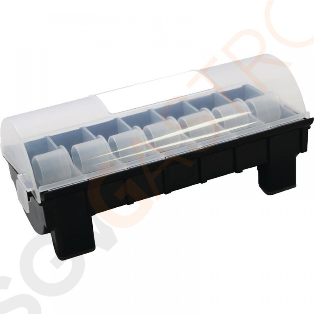 Vogue Etikettenspender 7 Rollen 25mm 25mm Etikettenspender für 7 Rollen. Vogue Etikettenspender 7 Rollen 25mm 25mm Etikettenspender für 7 Rollen.