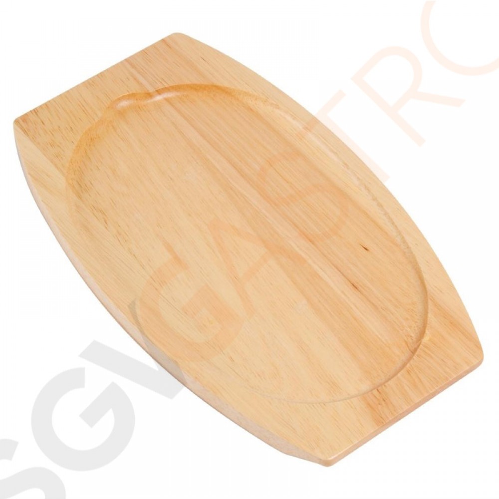 Olympia Holzbrett für Servierpfanne 31,5 x 22cm Geeignet für Pfanne GJ557 | 31,5 x 22cm | Heveaholz Olympia Holzbrett für Servierpfanne 31,5 x 22cm Geeignet für Pfanne GJ557 | 31,5 x 22cm | Heveaholz