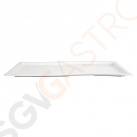 APS Wave Tablett weiß GN1/1 53 x 32,5cm (GN1/1) | Melamin | weiß