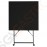 Bolero quadratischer klappbarer Terrassentisch Stahl schwarz 60cm 71 x 60 x 60cm | Stahl | schwarz