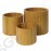 Olympia Behälterset Bambus in 3 Größen 3er Set | 9-15(H) x 11,5-17(Ø)cm | Bambus