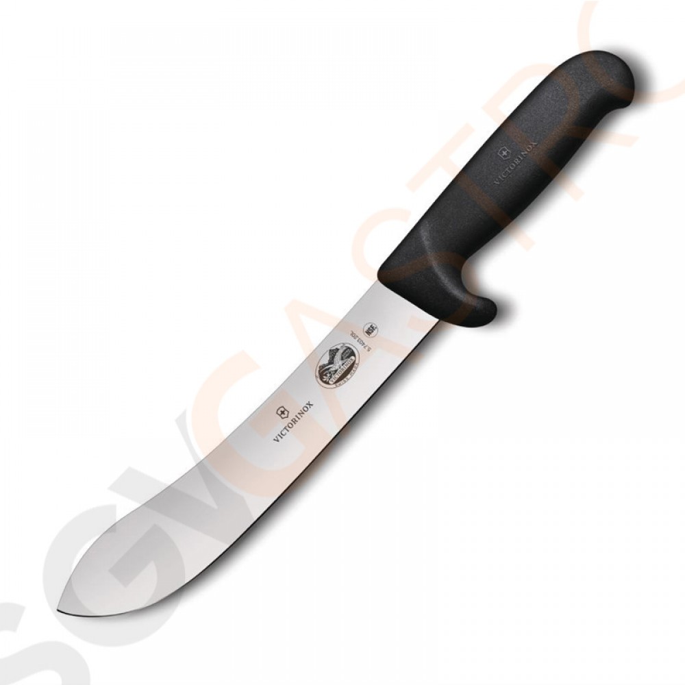 Victorinox Fibrox Metzgermesser mit Sicherheitsgriff 20cm Blattlänge: 20cm | eisgehärteter Edelstahl