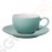 Olympia Cafe Kaffeetassen aqua 22,8cl Passend zu Untertassen GL047, GL048, GL049, HC407, GL464 | 12 Stück | Kapazität: 22,8cl | Steinzeug | aqua