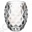Olympia Teelichthalter Diamantdesign Glas 6 Stück | 10(H)cm | Glas
