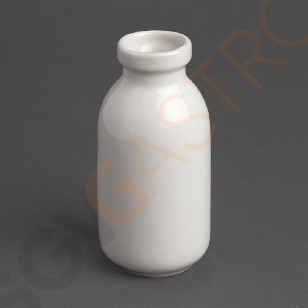 Olympia Whiteware kleine Milchflaschen 14,5cl 12 Stück | Kapazität: 14,5cl | Porzellan Olympia Whiteware kleine Milchflaschen 14,5cl 12 Stück | Kapazität: 14,5cl | Porzellan