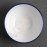 Olympia emaillierte Dessertschalen weiß-blau 6cm 6 Stück | 6 x 15,5(Ø)cm | Edelstahl und Glasemail | weiß mit blauem Rand