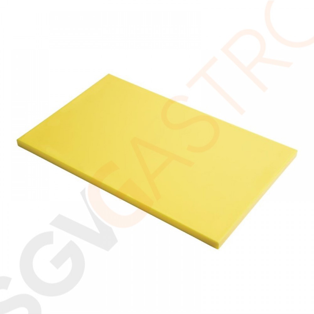 Gastro M HDPE Schneidebrett gelb Gelb (Geflügel). 60x40x2cm