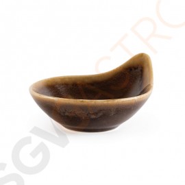 Olympia Kiln Dipschälchen Borke 10cm 12 Stück | 4,8 x 10(Ø)cm | Porzellan | Borke