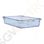 Araven GN1/1 Lebensmittelbehälter blau 100mm Größe: 100(H) x 325(B) x 530(L)mm