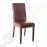 Bolero Esszimmerstühle Kunstleder antikbraun 2 Stück | Sitzhöhe: 51cm | 94 x 40,5 x 50cm | Kunstleder und Birkenholz | antikbraun