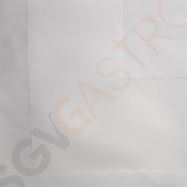 Mitre Luxury Satin Band Tischdecke weiß 137cm 137 x 137cm | Baumwolle 210g/m² | weiß