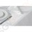 Mitre Luxury Luxor Tischdecke weiß 178cm 178 x 178cm | Baumwolle 190g/m² | weiß