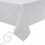 Mitre Luxury Luxor Tischdecke weiß 90cm 90 x 90cm | Baumwolle 190g/m² | weiß