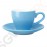 Olympia Cafe Untertassen blau 11,7cm Passend zu Espressotassen HC402, GK070, GK071, GK072, GL459 | 12 Stück | 11,7(Ø)cm | Steinzeug | blau