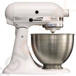 KitchenAid Classic Küchenmaschine K45 weiß 4,3L 275W/230V | Kapazität: 4,3L | Edelstahlschüssel | weiß
