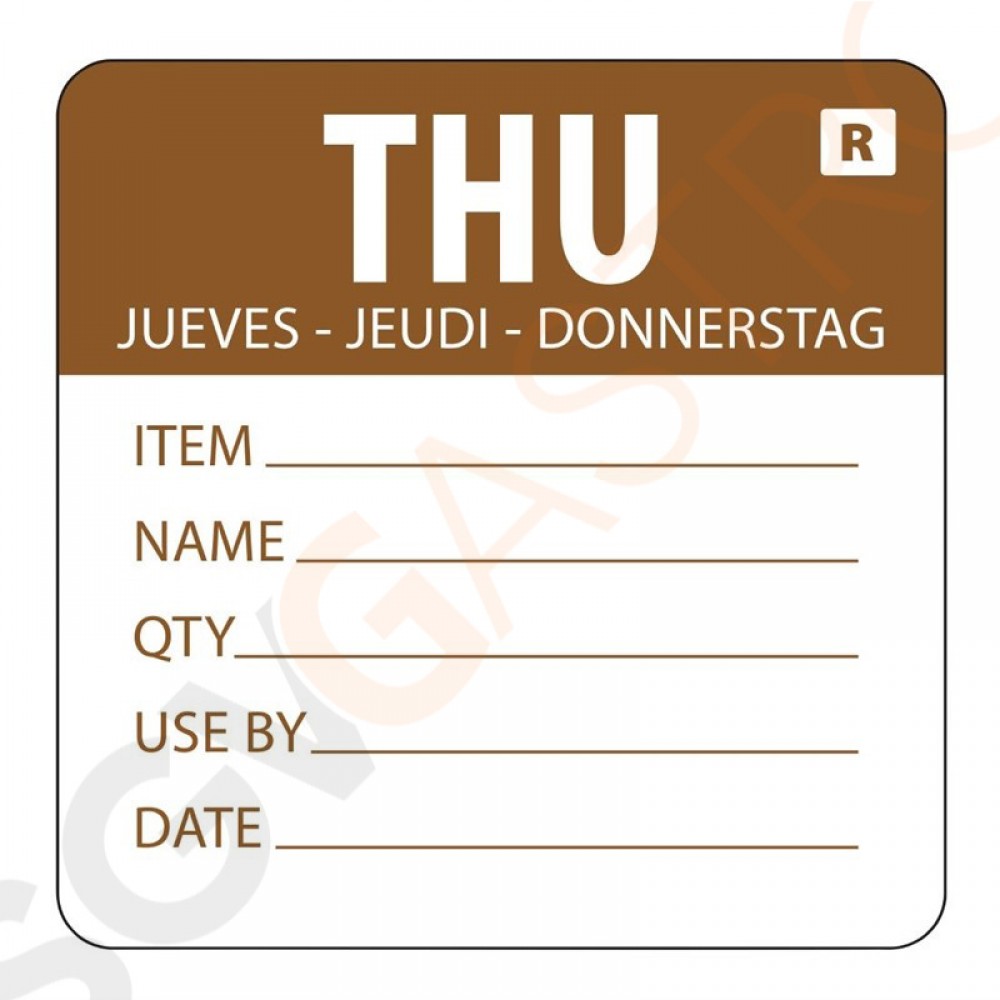 Vogue Farbcodesticker Donnerstag Farbcodesticker Donnerstag.