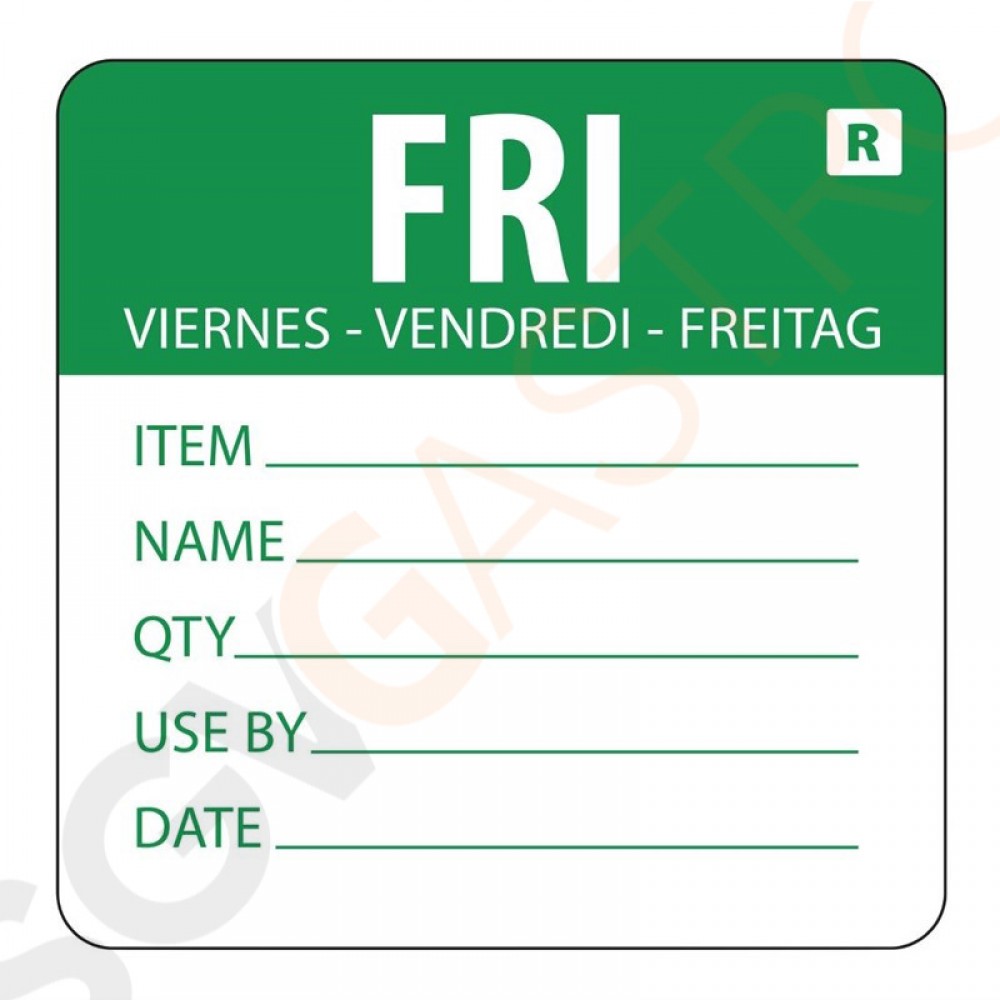 Vogue Farbcodesticker Freitag Farbcodesticker Freitag.