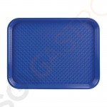 Kristallon Fast-Food-Tablett blau 41,5 x 30,5cm 41,5 x 30,5cm | Polypropylen | blau