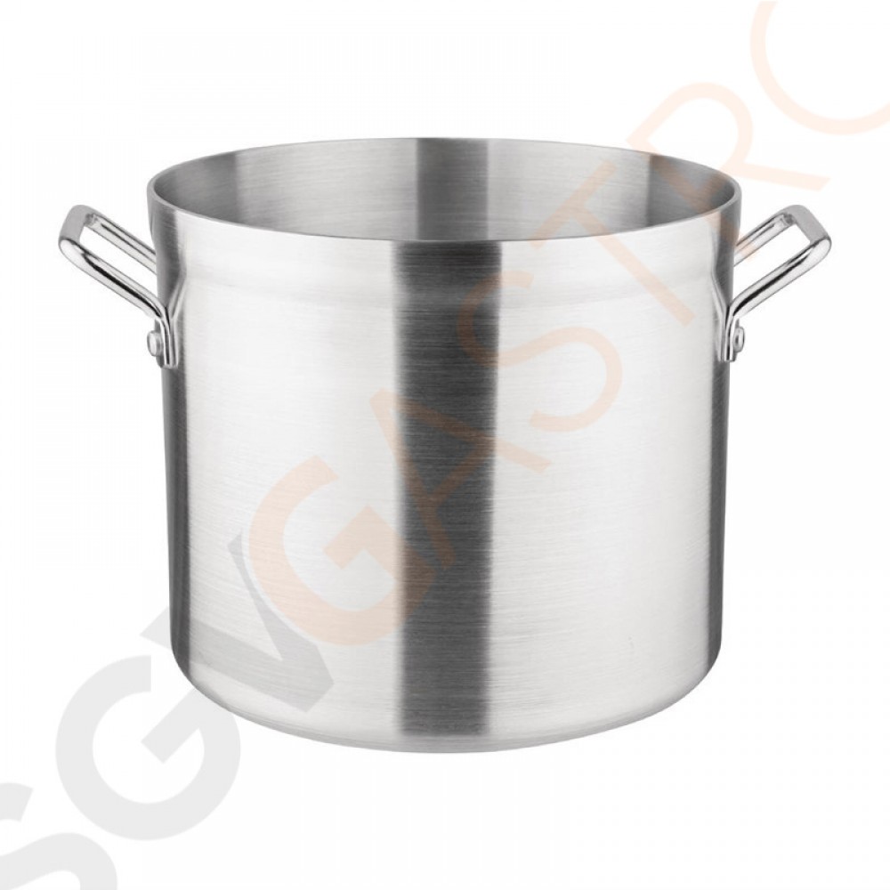 Vogue tiefer Kochtopf 28,5cm Kapazität: 15,1 Liter. Größe: 28,5(Ø)cm. Material: Aluminium. Deckel: S358. Vogue tiefer Kochtopf 28,5cm Kapazität: 15,1 Liter. Größe: 28,5(Ø)cm. Material: Aluminium. Deckel: S358.