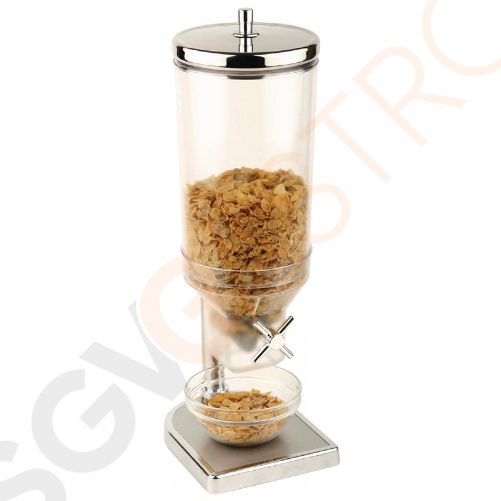 APS Fresh & Easy Cerealienspender Kapazität: 4,5L | Kunststoff und Edelstahl