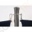 Bolero Abgrenzungsständer mit flachem Kopf Edelstahl Flacher Kopf | Edelstahl | einzeln verkauft