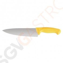 Vogue 6-teiliges Gelbes Soft Grip Messerset und Tasche Kochmesser | Ausbeinmesser | Schälmesser | Vielzweckmesser | Filetiermesser | Zackenmesser | Tasche