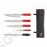 Dick Red Spirit 5 teiliges Messerset in Tasche Kochmesser | Fleischmesser | Filetiermesser | Schälmesser | Schleifstab | Messertasche
