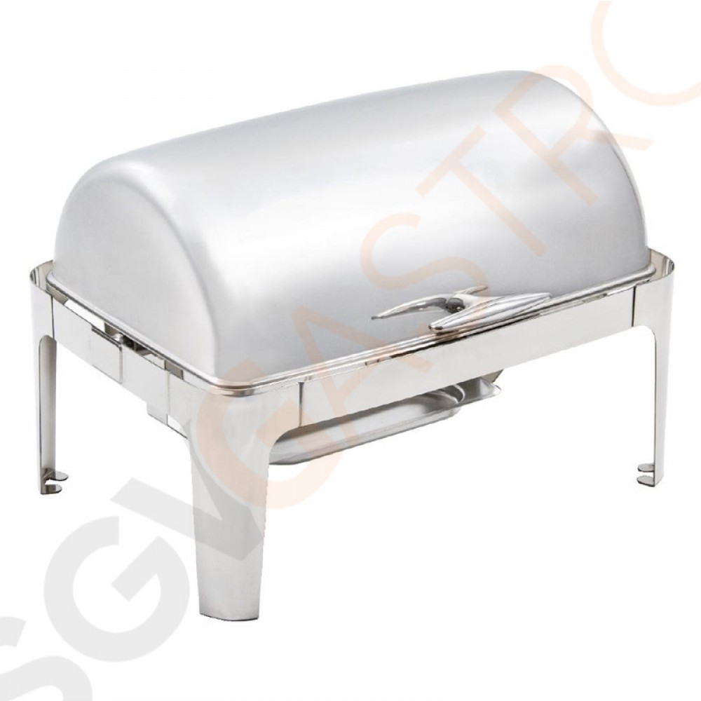 Olympia Madrid Chafing-Dish Kapazität: 9L | 44,5 x 67,5 x 53cm (GN1/1) | Farbe: Silber